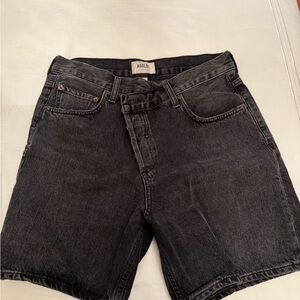 Agolde Women’s Dark Gray Jean Shorts